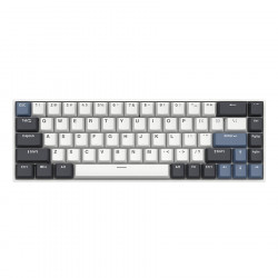 Bàn phím cơ FL-Esports F12 RGB White & Black Kailh box Red Switch