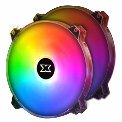 Fan Case Xigmatek Galaxy III DX200 ARGB (EN46089) 2 FAN 20cm