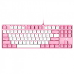 Bàn phím cơ DAREU EK87 Pink - White Brown Switch