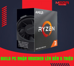 CPU AMD Ryzen 3 4100 box (3.8Ghz boost 4.0Ghz, 6Mb, 4 Core, 8Threads, 65W)