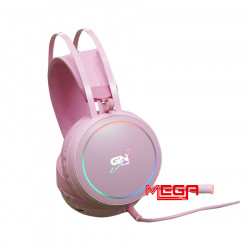 Tai nghe G-Net G09 7.1 LEB RGB - Hồng