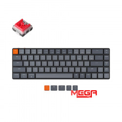 Bàn phím cơ không dây Keychron K7 H1 Ultra Slim Led RGB HotSwap Gateron Red Switch