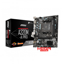 Mainboard MSI A320M A PRO (AMD - SSD sata, HDMI+ DVI)