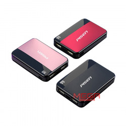 Sạc dự phòng Pisen Skew Led 10000mAh (TP-D26LS) Màu đỏ