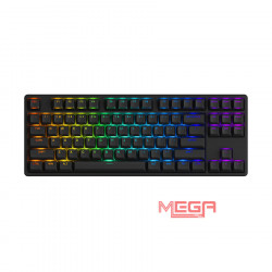 Bàn phím AKKO 5087 RGB ASA – Black (AKKO CS swich - Jelly Purple)