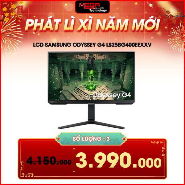 LCD Samsung Odyssey G4 LS25BG400EEXXV 25 inch FHD IPS 240Hz