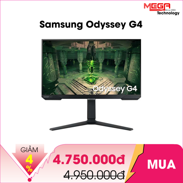 LCD Samsung Odyssey G4 LS25BG400EEXXV 25 inch FHD IPS 240Hz