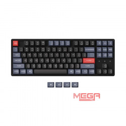 Bàn phím cơ không dây Keychron K8 Pro Nhôm Led RGB Gateron G Pro Red switch (KEY-F8P-J1Z)