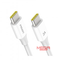 Cáp Pisen USB-C to USB-C Quick Dual 5A 1200mm (TCC04-1200) Trắng