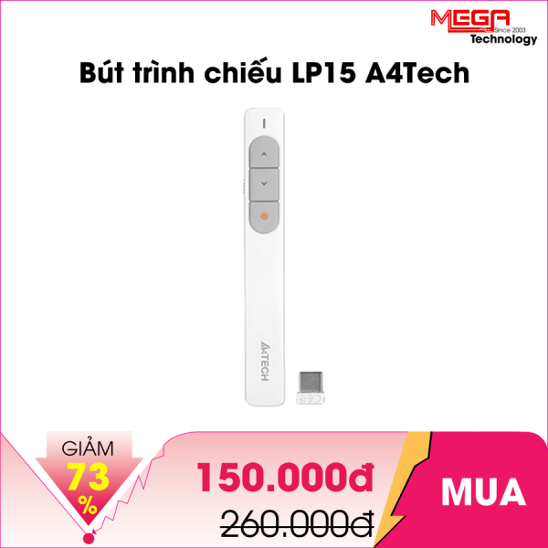 Bút trình chiếu LP15 A4Tech (Trắng)