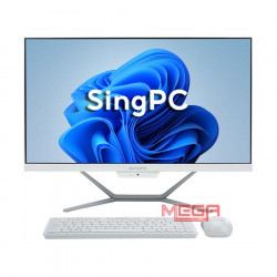 Máy bộ All in one SingPC M22Ki382-W (Cpu i3-10100, Ram 8GB, SSD 256GB, Vga UHD Graphics 630, 21.5 inch FHD, Win 11 Pro, Keyboard, Mouse)