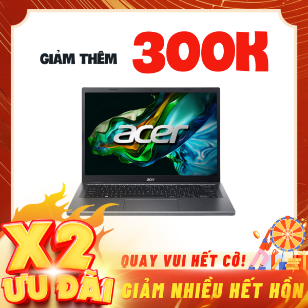 Laptop Acer Aspire 5 A514-56P-35X7 (NX.KHRSV.001) Gray (Cpu i3-1315U, Ram 8GB, SSD 512GB, Vga UHD Graphics, 14 inch WUXGA, Win 11)