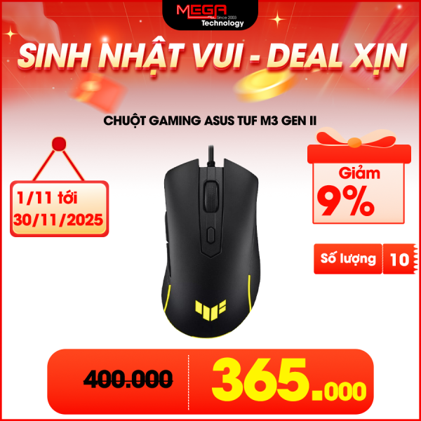 Chuột Gaming Asus TUF M3 gen II
