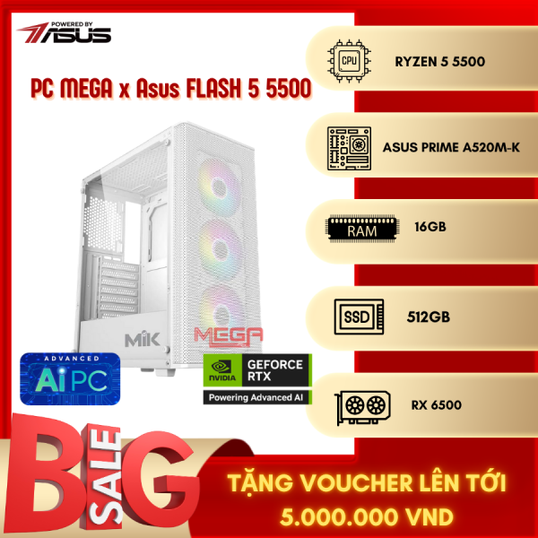 PC MEGA x Asus FLASH 5 5500