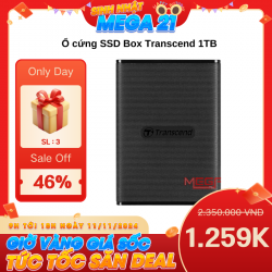 Ổ cứng SSD Box Transcend 1TB USB 3.1 Gen 2 (ESD270C) 2.5 inch