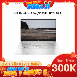 Laptop HP Pavilion 15-eg3095TU 8C5L6PA Bạc (Cpu i5-1335U, Ram 8GB, SSD 512GB, Vga Xe Graphics, 15.6 inch FHD, Win 11 Home)