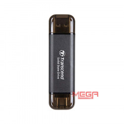 Ổ cứng di động SSD Box Transcend 512GB USB 10Gbps Type C/A (ESD310C)