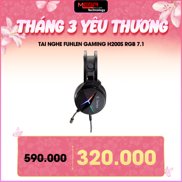 Tai nghe Fuhlen Gaming H200S RGB 7.1
