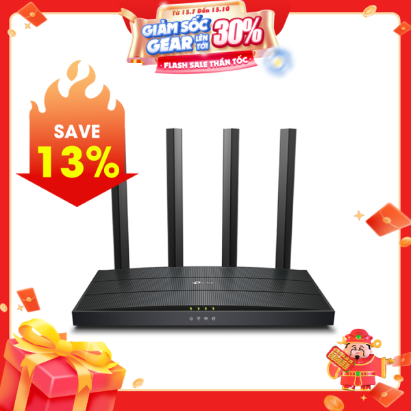 Router WiFi 6 Gigabit băng tần kép TP-Link Archer AX12