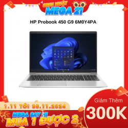 Laptop HP Probook 450 G9 6M0Y4PA Bạc (Cpu i3-1215U, Ram 8GD4, SSD 256GB, Vga UHD Graphics, 15.6 inch FHD, Win 11)