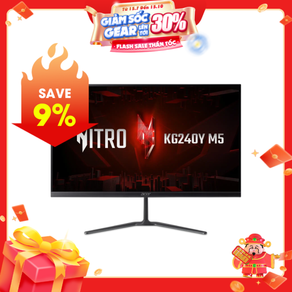 LCD Acer Nitro KG240Y M5 24 inch (1920x1080) FHD IPS 180Hz 99% sRGB (HDMI, DP) (cable HDMI)