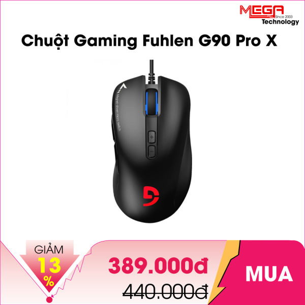 Chuột Gaming có dây Fuhlen G90 Pro X Đen