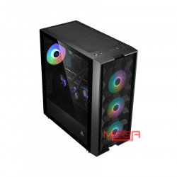 Case Golden Field Magician Mage-B Black (1 mặt kính cường lực, Sẵn 3 fan RGB)