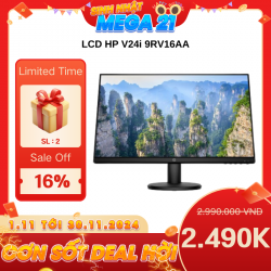 LCD HP V24i 9RV16AA 23.8 inch (1920x1080) FHD IPS 60Hz (HDMI, Vga)