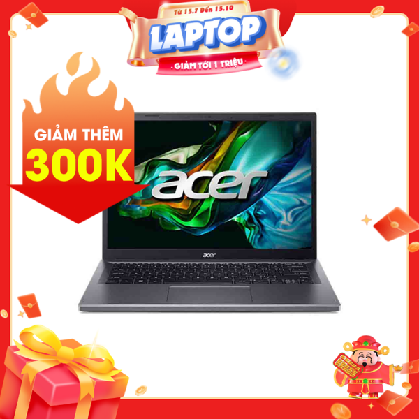 Laptop Acer Aspire 5 A514-56P-55K5 (NX.KHRSV.003) Xám (Cpu i5-1335U, Ram 16GB, SSD 512GB, Vga Xe Graphics, 14 inch WUXGA IPS 60Hz, Win 11SL, 1Y)