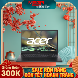 Laptop Acer Aspire 7 A715-76-728X (NH.QGESV.008) Đen ( Cpu i7-12650H, Ram 16GB, SSD 512GB, Vga Intel UHD, 15.6 inch FHD, Win 11 SL, 1Y)