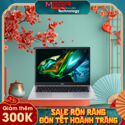 Laptop Acer Aspire 3 A314-42P-R3B3 (NX.KSFSV.001) Bạc (Cpu R7-5700U, Ram 16GB, SSD 512GB, Vga AMD Graphics, 14 inch FHD+, Win 11 Home)