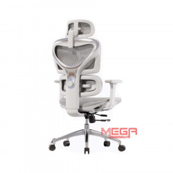 Ghế công thái học Manson Iris Wintex Khung Trắng, Lưới xám