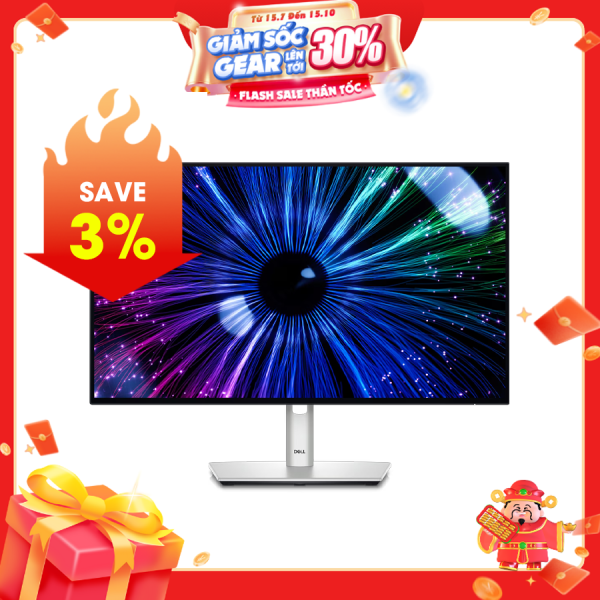 LCD Dell Ultrasharp U2424HE 23.8 inch (1920x1080) IPS FHD 120Hz 5ms (DP, HDMI, USB TypeC)