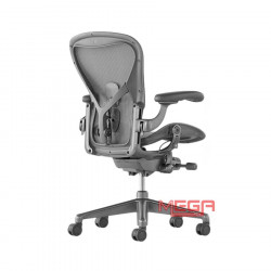 Ghế công thái học Herman Miller Aeron chân hợp kim