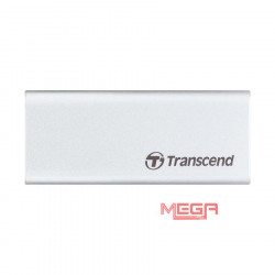 Ổ cứng di động SSD Box Transcend ESD260C 500GB USB 3.1 Gen 2 type C  TS500GESD260C ( màu bạc)