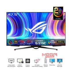 LCD Asus Rog Swift PG48UQ 47.5 inch (3840x2160) 4K UHD OLED 138Hz 0.1ms (HDMI, DP)