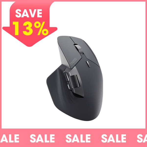 Chuột Không dây Rapoo MT760 Mini màu đen sáng