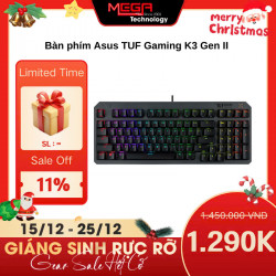 Bàn phím Asus TUF Gaming K3 Gen II (Red switch)