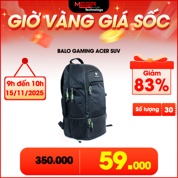 Balo Gaming Acer SUV (LZ.VB319.V101)