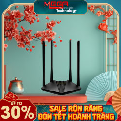 Router WiFi băng tần kép AC1200 Mercusys MR30G Full Gigabit