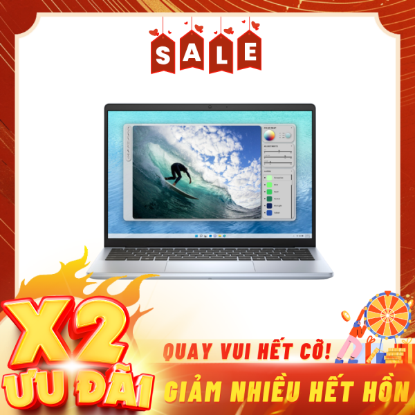 Laptop Dell Inspiron 14 5440 N5440-i5U085W11IBU Xanh ( Cpu i5-1334U, Ram 8GB, SSD 512GB, Vga UHD Graphics, 14 inch FHD+, Win 11HSL, Office HS21)