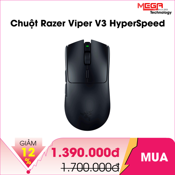 Chuột Gaming không dây Razer Viper V3 HyperSpeed (RZ01-04910100-R3M1)