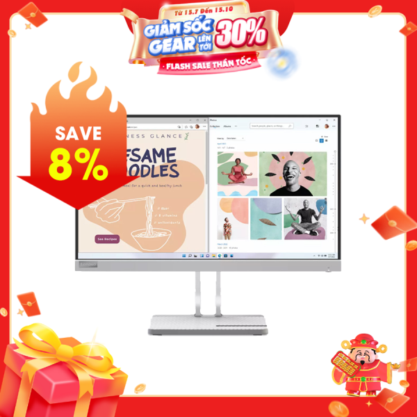 LCD Lenovo L22e-40 67AFKACBVN 21.5 inch (1920x1080) FHD VA, 75Hz, 4ms, màu xám ( VGA, HDMI)