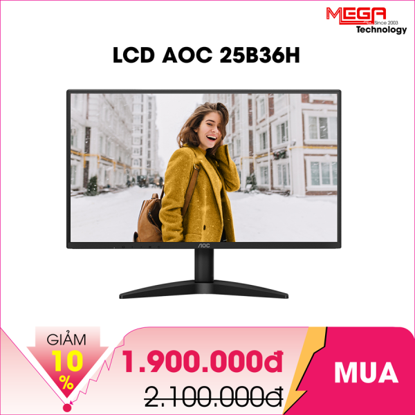 LCD AOC 25B36H 24.5 inch FHD IPS 100Hz 1ms (HDMI, VGA)