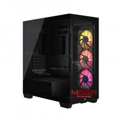 Case Corsair 3500X RGB Tempered Glass (Mid-Tower, Black) CC-9011278-WW