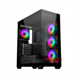 Case Xigmatek Blast 4GF ATX - Black (4 fan) (EN44908)