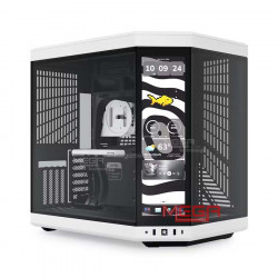 Case HYTE Y70 Touch Infinite Black/White CS-HYTE-Y70TI-WB (PCI Express Riser 4.0x16, no fan)
