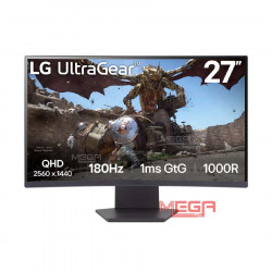 LCD LG UltraGear 27GS60QC-B 27 inch Curve QHD VA 180Hz 1ms Cong (DP, HDMI)