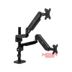 Giá treo màn hình đôi HyperWork P1 Dual HPW-DPA01-BLK Đen