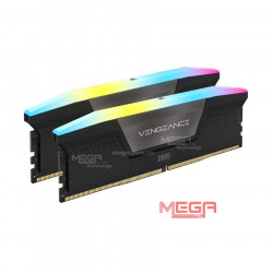 Ram kit 32gb/5600 (16gbx2) PC Corsair Vengeance RGB DDR5 Black (CMH32GX5M2B5600C40K)
